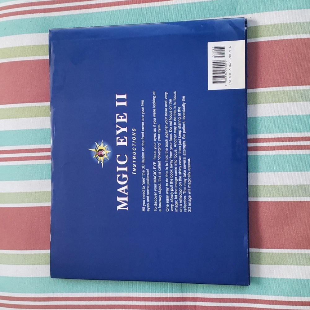 Vintage 1994 Magic Eye II Dimension Art Book - Picture 2 of 9